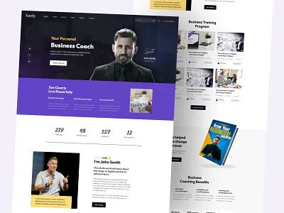 An example of a basic portfolio website